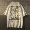 T-shirts masculins Tshirt Summer Tshirt Cat Cat Imprimé Couple court t-shirt T-shirt Femmes Femme à courte durée