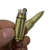 Mini Bullet Lichtere sleutelhanger Navulbare vlam Kerosine Olie Lichter Sigaretten aanstekers Outdoor Tool Men Gadget