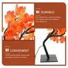 Dekorativa blommor upplyst träd Artificial USB Powered Maple Shape Centerpiece For Table