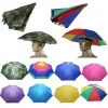 Accessoires pliables parapluie extérieur chapeau femmes hommes pêche à la pêche casse-tête du soleil