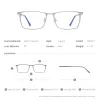 Линзы Fonex Pure Titanium Glasses Рамки мужские квадратные очки 2020 Новый мужской классический полный оптический рецепт очков кадры F85641