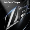 Boormachine Mini Power Bank Battery 10000mah Portable Fast Charging Digital Display Dual Usb Charger for Iphone,xiaomi,huawei