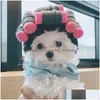 Andra bröllopsgäster Dog Apparel Pet Hat bedårande katthuvudbonad mjuk lättvikt för korsdressande kul söt tecknad design sup dhzga