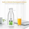 Juicers 380ml personal fresh fruit blenders cup rechargeable mini juice bottles usb juicers smoothie portable blender