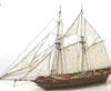 Handgjorda trä Trä segelbåtfartyg 1 100 Skala Hem Diy Model Home Decoration Boat Gift Toy Wood Ships Model Assembly AA2202486780