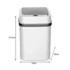 Household Fully Automatic Induction Smart Trash Can With Lid Living Room Kitchen Bedroom Bathroom 240408