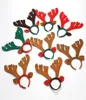 Julhuvud Buckle Elk Hair Hoop Reindeer Antler pannband Hjort Horn Kids vuxna hår Tillbehör Party Festival Decor9985320