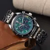 Top Luxury Breiting Watch Mens Watch Chronograph 44mm orologi quarzo Breightling Watch Movement Montre de Luxe Premier Designer Watch Hot Sale Steel Strap 429