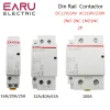 Contrôle 2P 16100A AC 110V 220V 50 / 60HZ DIN RAIL MAISON AC Contrutateur Contacteur Modular Contrutateur 2NO 2NC 1NO 1NC DIY SMART HOME Hotel