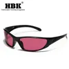 Солнцезащитные очки Retro Y2K Солнцезащитные очки 2022 года в стиле Hip Hop Style Hip Hop Glasses Steam Punk Glasses Gothic Oculos de Sol Uv400 J240423