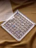 36/64/100 rutnät Nagelkonst DIY Rhinestone Diamond Storage Box HD Akrylbox för nagelkristalltillbehör smycken manikyrverktyg 240412