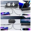 CHARGERS PSDA 3D UV 140W 8PORT CARREGOR MULTIME -USB QC3.0 PPS USB C Estação de carregador Fast para MacBook Laptop Pro Phone Iphone 14 13 Samsung