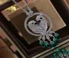 Hezekiah luxury parrot necklace High quality luxury ladies necklace Dance party Ladies and ladies Temperament Inlaid with AAA zirc1233558