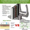 Kökskranar Touchless rörelsessensor kran Dra ner sprutborstad nickel solid mässing 3 Ställa in enstaka handtag med högbågspruta 360 °