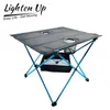 Camp Furniture 6061 aluminum alloy folding table and chair outdoor picnic table set ultra light leisure barbecue picnic table Y240423