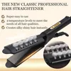 Hair Straightener Four-gear Temperature Adjustment Ceramic Tourmaline Ionic Flat Iron Widen Panel Professional Styling Tool 240407