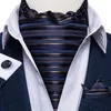 Bow Ties Fashion Men Vintage Silk Tie British Style Bussines Gentleman Cravat ASCOT Set pour le costume de mariage