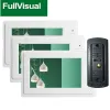 Doorbells Fullvisual Home Intercom System Wired Video Door Phone Bell with Camera IR Leds 7 Inch Monitor +Outdoor Panel 1200TVL Unlock