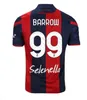 Fotbollströjor 23 24 Bologna Home Red Posch Orsolinminguez Zirkzee Ferguson de Siestri Beukema Barrow Football Shirt Kort ärm Drop Dhqhe