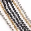 Components 5Meters High quality plated metal rosary Chain Chunky Chains Rolo Circle Fit for Jewelry Making DIY Supplies