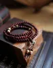 Brins pulseras 108 perles 6 mm de santal naturel bouddhiste bouddha bois prière de prière mala unisexe hommes bracelets bracelets bijoux bijoux