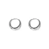 Earrings LIVVY Minimalist Silver Color Earrings For Women New Fashion Simple Geometric Party Jewelry 2023 Trendy Jewelry Accessory