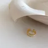 Ohrringe Neue Gold Silber Farbe Voller CZ Kristall Ohrmanschette an Ohrringen für Frauen nicht durchbohrtes gefälschtes Piercing -Ohrhaufen Schmuck Schmuck