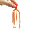 Accessories 20pcs New Design TPR Skirt Soft Lure Jig Head DIY Fishing Accessory Pink Red Orange Green Assist Jigging Hook