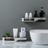 Rastrelliere a parete organizzatore da bagno montatolo scaffale estetico shampoo shampoo portamette cucina porta casa accessori per il bagno accessori per il bagno