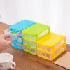 Schubladen Neue praktische Süßwarenschubladen -Desktop -Aufbewahrungsbox Transparent Schmuck Organizer Halter Schränke Plastiklagerbox