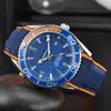 Oujia Watch Quartz Mens 새로운 뜨거운 판매 로그 비즈니스 나이트 글로우 캘린더 52xdg