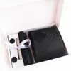 Bow Ties Fashion Classic 6pcs Set Gift Box For Men Business Plaid Polyester NecTie Packen Square Clip Manchetlinks Hakkerchief