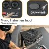 Equipment Portable Audio Interface Professional Mini External Sound Card Mixer 48V Computer Guitar Studio PC Record Teyun Q12 Equipment