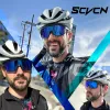 Lunettes de soleil de mode SCVCN Cycling Des lunettes de soleil Bike Mountain Verres de conduite Sports extérieurs Lunes de randonnée Lunes pour hommes pour Loisures Sunglasses 446