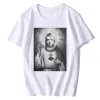 T-shirts New Kurt Cobain Sauveur Unisexe Saint Tshirt Men Imprimé Tee Black Clain à manches