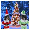 Psa odzież domowa świąteczne ubrania Święty Mikołaj Claus Hat Fashion Zabawny kostium stojący