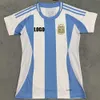 Soccer Jerseys 2425 Argentina Home Womens Football Jersey Kort ärm S-XXL