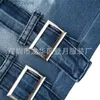 Jeans da donna pantaloni casual primavera/estate a 4 colori a 4 colori jeans elastico moto da uomo a colori solidi jeans abbigliamento maschile yq240423