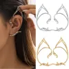 Boucles d'oreilles style coréen elfe oreille Clipne de crochet doux oreille manchette chat oreille Clips d'oreille creux de boucles d'oreilles simples accessoires de bijoux