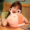 2030cm Cartoon Snails Plush Toys Lovely Animal Pillow Stuffed Soft Kawaii Snail Dolls Sofa Cushion Cute Birthday Gift for Girls 240420