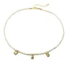 Ожерелья Hecheng, жемчужная цепная циркона колье для женщин