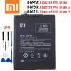 靴Xiao Mi 100％Orginal BM49 BM50 BM51バッテリーfor Xiaomi Mi Max 2 Max 3 BM49 BM50 BM51電話交換 +ツール