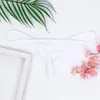 Kvinnors trosor sexig öppen gren underkläder transparenta g-strängar thongs fasta underkläder för damer spetsbyxor