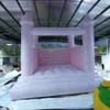 Оптовая коммерческая надувная надувная розовая домика с полным ПВХ Свадебным надувающим замок.