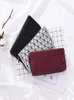 2019 New Women039s Long Wallet Pu Geometric Diamond Leather Clip Simple Fashion Hand Pocket Zero Wallet Factory Whole8949696
