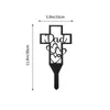 Garden Decorations Cemetery Insert Outdoor Decored Decorative Stake Courtyard Plug Ground Ornaments Lawn