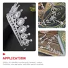 Halskette Ohrringe Set Crown Hochzeit Der Tiara -Schmuck für Brautkleid Brautkronen Diadas Frauen