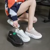 Sıradan Ayakkabı Krasovki 5cm Orijinal Deri Yüksek Marka Kadın Lady Vulcanize Kadın Tasarımcı Platformu Sonbahar Bahar Sabahular Nefes Alabilir