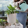 Planters Garden Flower Pot Self Watering Succulents Planters med vattennivå Indikator Golgstanding förvaringsbassäng Flowerpot Decoration