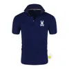 Designer Men's Polo Summer Golf Fashion Brand Rabbit Print Luxury heren revers Rapel Korte mouwen man Polo kraag T-shirt